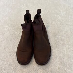 Pajar Men's 8 Gavel Pull Up Chelsea Boot Brown Leather Gorpcore Hiking Outdoors